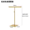 Estante de exhibición de bolsos de acero inoxidable para bolsos de hombre y mujer, soporte para bolsos para centros comerciales y tiendas especializadas, expositor de bolsos