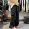Calça de Trabalho Masculina da Marca Japonesa Tendência Transfronteiriça Moda Primavera e Outono 2024 Calça Casual Versátil Masculina Solta Reta