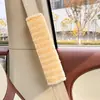 Almohadilla de Felpa para Cinturón de Seguridad de Coche Cómoda Anti-Asfixia Anti-Desgaste Protector de Hombro Universal para las Cuatro Estaciones Accesorios para Coche