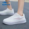 Zapatillas de Mujer Xiguang Hongxing Erke Verano Nuevas Suela Gruesa Aumentadoras de Altura Cuero Impermeables Rosas Zapatillas Air Force One