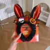 Nuevo Sombrero de Halloween: Diadema de Felpa Cabeza de Fantasma de Calabaza, Diseño Único y Exquisito, Disfraz de Cosplay, Accesorio Divertido para el Cabello para Mujeres