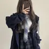 Jk Corbata Pequeña Estilo Universitario Femenino Perezoso Uniforme Japonés Camisa Corbata Dk Estudiante Masculino Ins de Moda Sin Costuras Corto