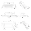 Esqueleto de transformador EDR2601-1 2219EDR22 Esqueleto de baquelite vertical 4+5 pinos 2601-1