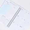 Plano Semanal Amazon Cross-border Semana do Inglês A5 Livro Diário Autopreenchível Caderno Semanal com Espiral em Inglês Atacado