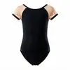 Ropa de Baile Niñas Manga Corta Ropa de Práctica de Ballet Ropa de Examen de Ballet para Niñas Gimnasia Malla Transfronteriza Ropa de Baile