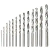 Juego de Brocas Helicoidales, Acero de Alta Velocidad Material 4241, Acero de Tungsteno, Disco de Plástico Duradero, Juego Completo de 1-13 mm