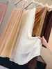 Elegante saia de tule plissada estilo francês para mulheres, outono de 2026, cintura alta, com caimento, linha A afina a silhueta, saia plissada com barra larga