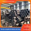 Tubo redondo de aço carbono laminado a quente de parede espessa sem costura 42CrMo cortado em comprimento para tubo sem costura de caldeira de alta pressão 20G usina de energia