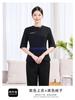 Centro de Salud Spa Club Belleza Médica Baño de Pies Salón de Belleza Uniforme de Trabajo para Técnico Fabricante Conjunto de Uniforme de Belleza de Manga Media Primavera y Verano para Mujer