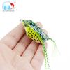 Venta al por mayor de fábrica simulación rana Lei cebo Luya pez negro matar 6cm/8.6g simulación Lei Qiang rana Lei Luya cebo falso
