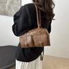 Bolso de mujer estilo Hong Kong, estilo occidental, retro, de gran capacidad, estilo coreano, informal, para ir al trabajo, con almohada para el hombro y las axilas, 2024