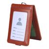 Porta-Cartões conjunto de certificados multifuncional porta-crachá de trabalho porta-crachá de identificação de couro porta-cartão bancário porta-cartão de ônibus