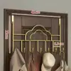 Gancho sem Pregos Luxo Leve Quarto Montado na Parede Armazenamento Adesivo Atrás Sem Marcas Artefato de Armazenamento de Roupas Cabide Forte Atrás da Porta