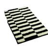 Alfombra de Piso Geométrica Simple Estilo Nórdico Flocado Hogar Baño Alfombra de Piso de Baño Absorbente de Agua Antideslizante Felpudo Venta al por Mayor
