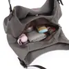 Bolso de lona para mujer, sencillo, retro, informal, de gran capacidad, de viaje, ligero y a la moda.