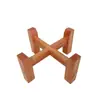 Soporte de madera maciza soporte de agua soporte de madera acuario soporte para macetas soporte para botellas de vino base de tanque de agua de cerámica soporte para acuicultura método antiguo soporte de molino de piedra