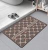Alfombrilla de Suelo Explosiva de Tiktok Personalizada de Fábrica Alfombrilla Absorbente Antideslizante para Baño Diatomeas Acolchada para Inodoro Felpudo para Puerta de Baño