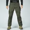 Pantalones de Entrenamiento Resistentes al Desgaste para Exteriores Otoño Primavera 2026 Pantalones Tácticos de Pierna Recta Pantalones de Trabajo Pantalones Tácticos para Hombre Pantalones Largos para Exteriores de Bloque de Color