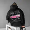 Moletom Esportivo Oversize Mustang Gt com Capuz Branco-GG