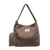 Bolsa de Pana Otoño e Invierno Bolso de Hombro Lindo para Niña Bolso Cruzado de Gran Capacidad Versátil Bolso Pequeño de Pana Estilo Occidental para Niña