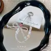 Alça de celular com laço de morango e pedras de strass, chaveiro de carro, acessório de celular de alta qualidade, acessório de bolsa atacado