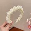 Diadema de Terciopelo Primavera y Verano Diadema para Mujer Celebridad de Internet 2024 Nuevo Cabello Presionado Retro Francés Tocado de Alta Gama