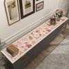 Mantel de cuero de alta calidad para mueble de TV de estilo americano, ligero, de lujo, para el hogar, impermeable, a prueba de polvo, desechable, para armario lateral