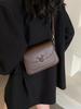 Bolsa Transversal Feminina 2026 Nova Outono e Inverno Vintage Versátil Bolsa de Ombro Tendência Pequena Quadrada Este Ano