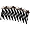 Peine para el Cabello Estilo Coreano Celebridad de Internet Flequillo Pinza para el Cabello Parte Trasera de la Cabeza Pinza para el Cabello Antideslizante Clip Rizador de Cabello Roto Tocado
