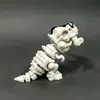 Colgante Esqueleto de Tyrannosaurus Rex Articulaciones Móviles Dinosaurio Textura Antigua Llavero Personalidad Lindo Divertido Moda Decoración Adorno