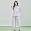 Ropa de Maternidad para Primavera y Verano, Estilo Delgado que se Puede Usar Afuera, Pijama de Maternidad para Casa, Conjunto de Manga Corta y Shorts, Ropa Delgada de Maternidad Postparto