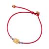Colección de pulseras de cuerda roja de venta reciente y popular, pulsera tejida a mano de plata esterlina s925, joyería de plata nueva 2024 al por mayor