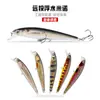 Placa de Lengua 10cm11g Silencioso Stop de Agua Flotante Línea de Arrastre hacia abajo Sumergible Pesca de Exterior Señuelo Artificial Plástico Señuelo Duro de Largo Alcance Minnow