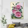 Comércio Exterior Transfronteiriço Pintura de Diamante 5D Completa Diamante Mosaico de Flores Pintura Bordada Pintura Decorativa Fábrica Atacado 40*50