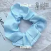 Scrunchie Azul Doce Estrela Laço para Mulheres, Elástico de Cabelo para Coque ou Rabo de Cavalo, Faixa Elástica para o Verão