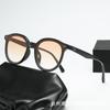 2024 Nuevo Estilo Coreano Gm Marco Ovalado Uña de Arroz Lujo Ligero Gafas de Sol para Mujer Libro de Montar Rojo Sombra para Celebridad Cyber Gafas de Sol para Hombre