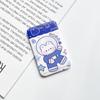 Estuche para Tarjeta de Acceso Estilo Femenino Estuche para Tarjeta de Autobús Llavero Tarjeta de Comida Tarjeta de Tráfico del Campus Estuche Protector Cordón Tarjeta de Entrega