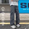 Pantalones Cargo Douyin/Para Hombre Pierna Recta Adelgazantes Tallas Grandes Sueltos Casuales Pantalones de Trabajo HK9661-P35