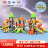 Resbaladilla grande exterior para jardines de infancia, comunidades infantiles, parques, plazas, áreas escénicas e instalaciones de juegos