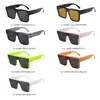 Óculos de Sol para Adultos Estilo Novo 2026, Óculos Quadrados Estilosos com Clip-On, Óculos Tendência para Uso Externo com Proteção UV Atacado