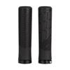 Conjunto de manoplas de bicicleta Mountain Bike Manopla de liga de alumínio com trava unilateral Conjunto de manoplas de borracha antiderrapante Conjunto de manoplas à prova de choque