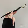 Pente de franja floral estilo antigo para mulheres, novo pente moderno estilo chinês para coques, pente simples Hanfu cheongsam, acessório de cabelo, ornamento de cabelo