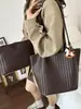 Bolso de Mano Tejido de Lujo Ligero Transfronterizo para Mujer 2026 Nuevo Gran Capacidad Bolso de Hombro para Viajes Cotidianos Bolso de Mano Casual Sencillo