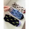 Calcetines Cortos de Verano con Bloques de Color y Relieve Tridimensional, Delgados y Transpirables, Calcetines de Lunares Retro Versátiles para Mujer, Estilo Único de Diseñador de Nicho