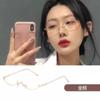 Celebridad de Internet Transmisor en Vivo Secretaria Cosplay Gafas Decorativas Gafas sin Lentes Estilo Deseo Puro Montura de Gafas de Media Montura