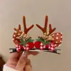 Accesorios para el Cabello de Navidad Pinzas para el Cabello de Reno Lindos para Niños y Adultos Pasadores de Papá Noel Diademas Adornos Pinzas Pequeñas Tocados