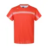 26 Modelos Nuevos de Ropa Deportiva Yy para Bádminton para Hombres y Mujeres, Ropa de Tenis Transpirable de Secado Rápido, Ropa de Bádminton para Jóvenes y Niños con Texto Estampado