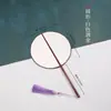 Abanico de Caligrafía con Espacio en Blanco para Escribir, Abanico Pintado a Mano por Ambos Lados, Estilo Hanfu, Estilo Antiguo, Abanico con Borla, Arte de Bambú