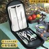 Atacado Facas da Moda para Exterior Conjunto Bolsa de Armazenamento Portátil para Utensílios de Cozinha Artefato de Cozinha para Tour Autodirigido Equipamento para Acampamento Piquenique