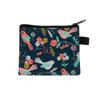 Bolsa Fresca Pequeña Monedero para Niños Estudiante Portátil Bolsa para Tarjetas Simple Grande Moderna Redonda Estampada Suave Bolsa de Almacenamiento